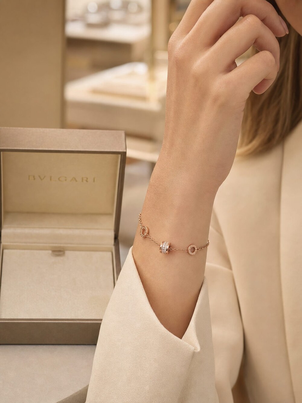 Bulgari Refined Statement Bracelet Style 1 | New with Box - Picture 8 of 9